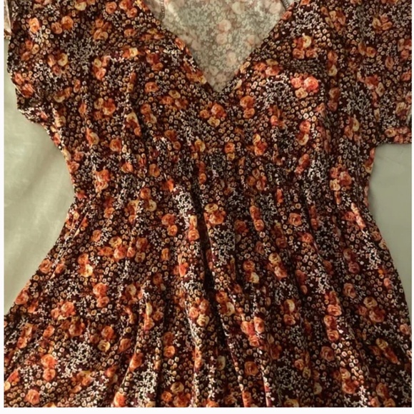 UO Julia Ruffle Hipster Hippie Art Chic Glam Party Cute Girly Classy Mini Dress - Picture 4 of 7